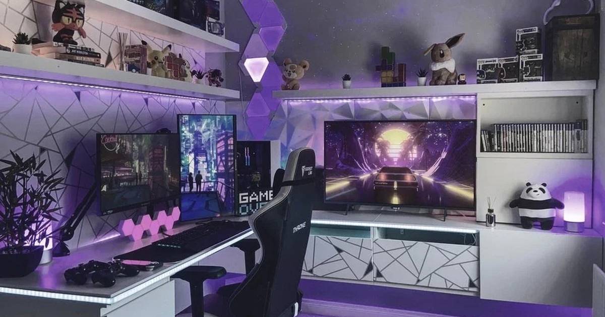 Setup Ruang Gaming 2025 Inspirasi Desain Minimalis Futuristik