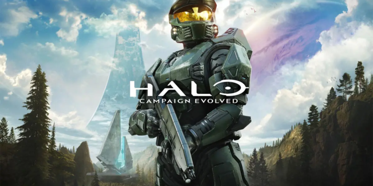 Screenshot gameplay Halo Campaign Evolved di PC