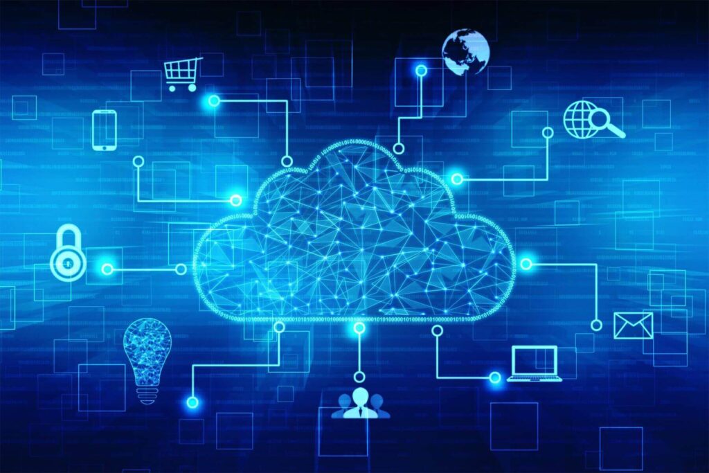 Pemain menggunakan laptop untuk bermain game melalui cloud gaming