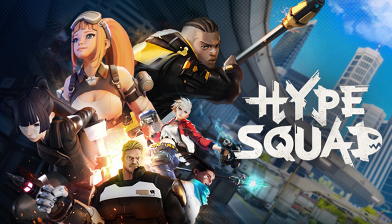 Pemain Hype Squad sedang bertarung dalam mode battle royale tim online