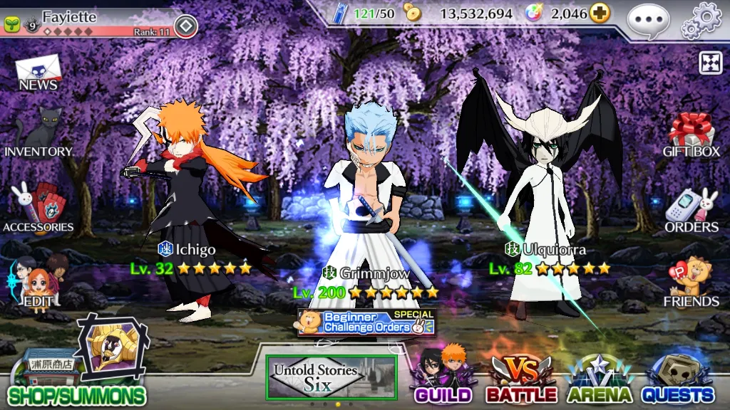 Ichigo Kurosaki dalam pertarungan epik BLEACH Brave Souls