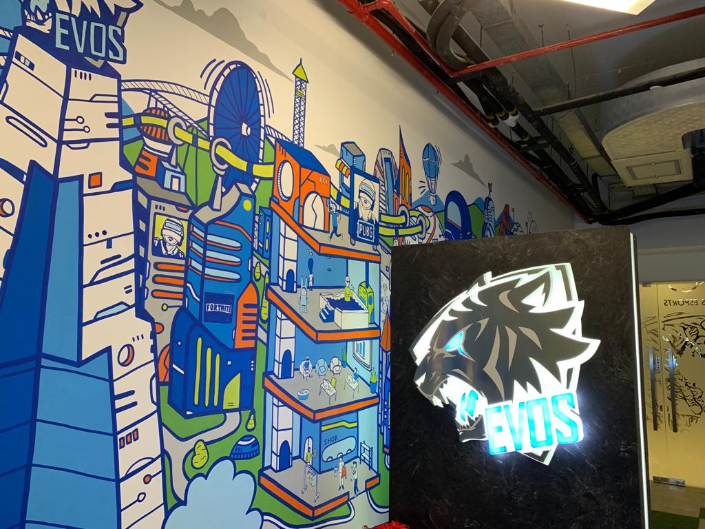 Tim EVOS Esports sedang bersiap bertanding di Free Fire World Series 2026
