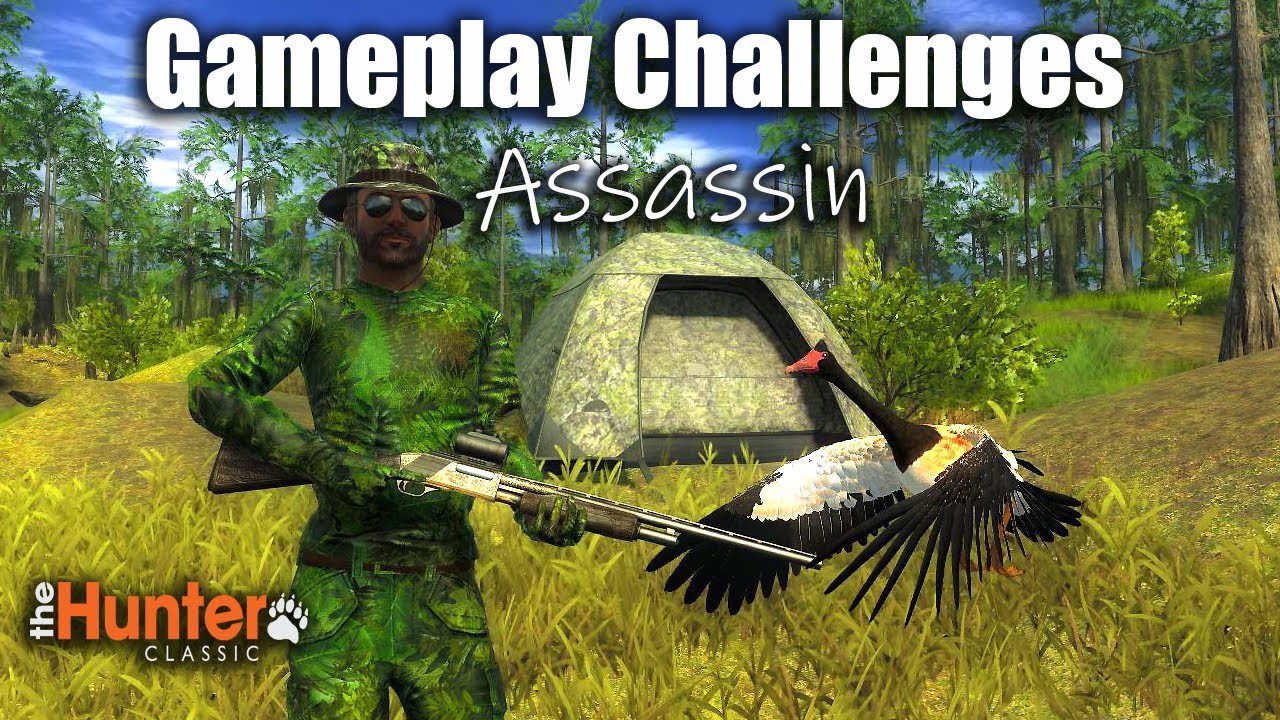 pemain sedang berburu rusa di hutan dalam game theHunter Classic
