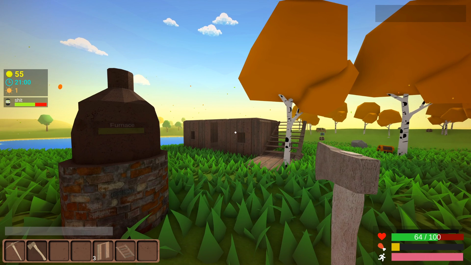 Gameplay Muck Steam survival crafting dan eksplorasi dunia terbuka