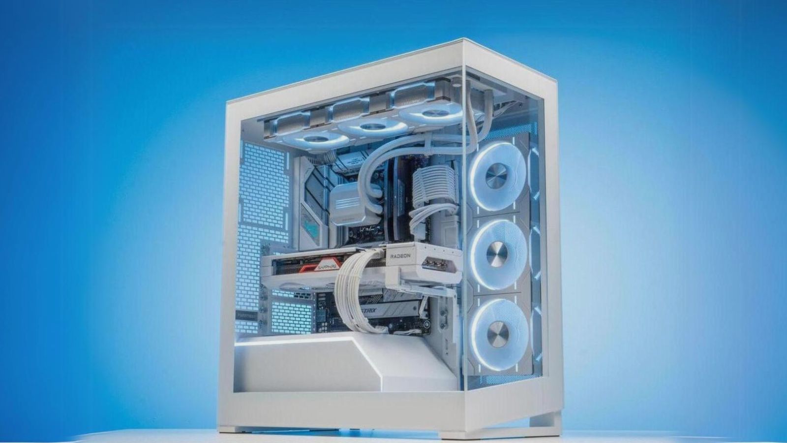 Rekomendasi-Casing-CPU-Gaming-Terbaik-2026 Deretan casing CPU gaming dengan sistem cooling terbaik dan lampu RGB.