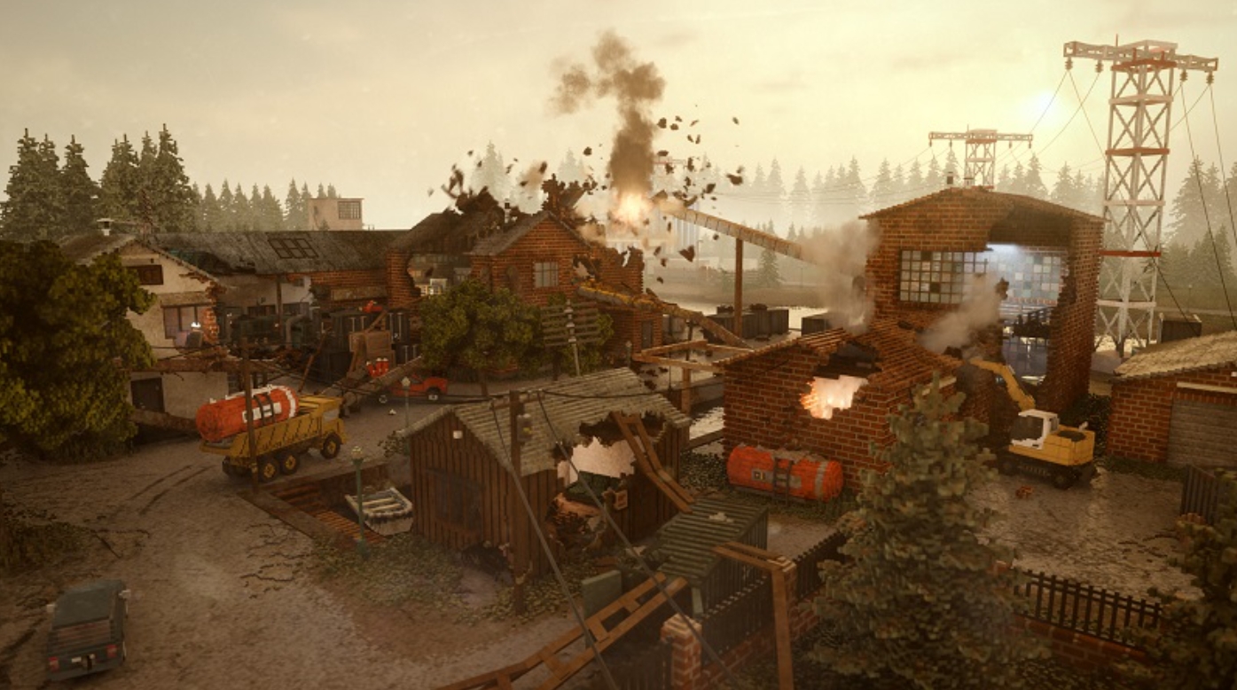 Teardown Game Sandbox Destruksi Realistis 2026 Gameplay Teardown dengan efek destruksi realistis dan grafis voxel modern