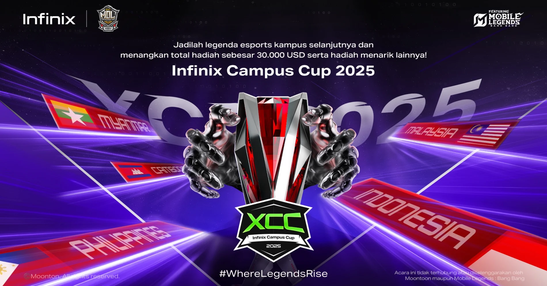 Suasana turnamen esports 2025 dengan pemain gaming profesional