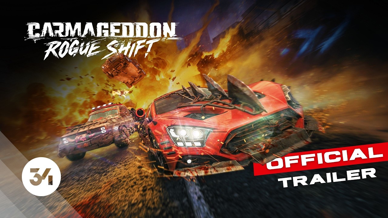 Carmageddon Rogue Shift menampilkan aksi balapan brutal dengan kendaraan tempur di arena penuh kehancuran