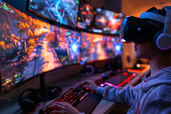 Teknologi game modern dengan AI, cloud gaming, dan VR di era digital 2026