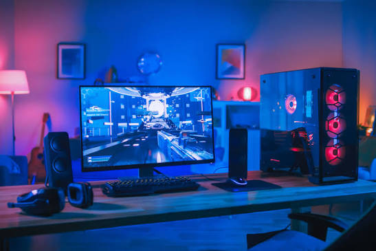 Aksesoris Gaming Terbaru untuk Setup Gamer Modern Aksesoris gaming terbaru berupa mouse keyboard headset untuk setup gamer modern