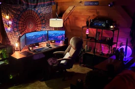 Aksesoris Gaming untuk Setup PC Modern Aksesoris gaming lengkap untuk setup PC modern yang nyaman dan rapi