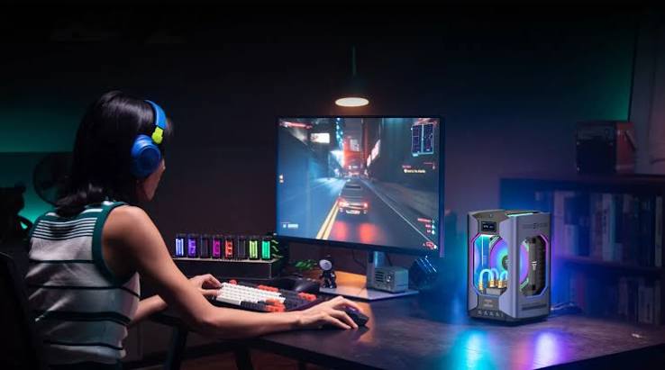 Teknologi Game Modern dan Perangkat Gaming Teknologi game modern dengan perangkat gaming dan visual digital