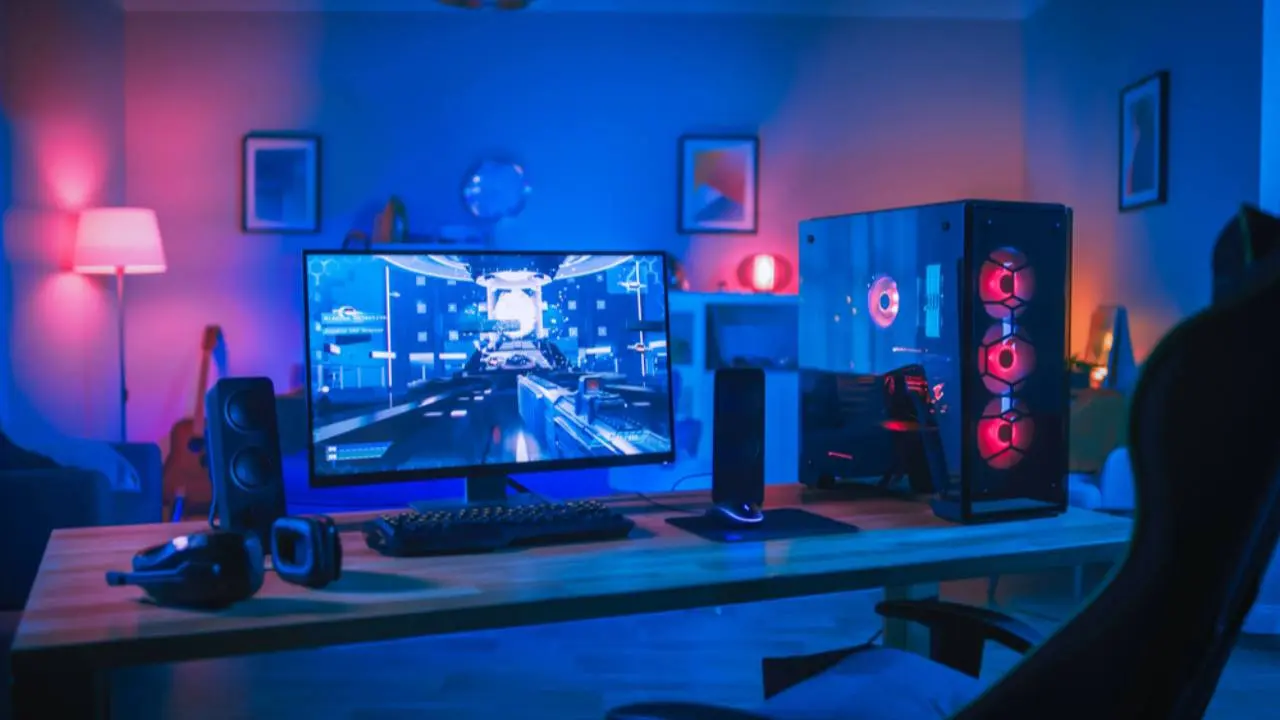 Teknologi Gaming Modern dengan Perangkat Game Masa Kini Teknologi gaming modern menggunakan perangkat gaming terbaru untuk pengalaman bermain game lebih maksimal