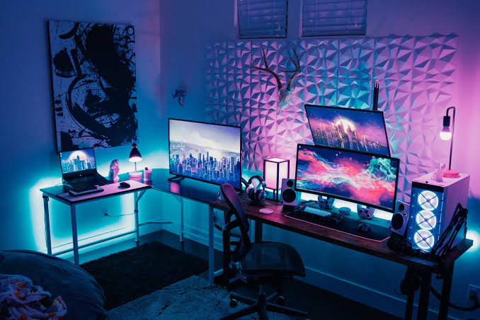 Aksesoris gaming lengkap untuk setup gaming modern